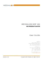 Preview for 3 page of Medialon MIP HD User Manual