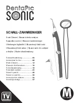 MediaShop DentaPic SONIC Instructions For Use Manual preview