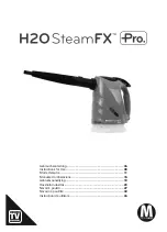 Предварительный просмотр 1 страницы MediaShop H2O Steam FX Pro Instructions For Use Manual