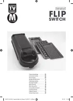 Preview for 1 page of MediaShop Livington FLIP SWITCH Instructions For Use Manual