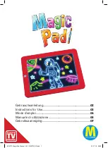 Preview for 1 page of MediaShop Magic Pad Instructions For Use Manual