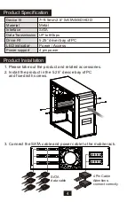 Предварительный просмотр 4 страницы MediaSonic HT21-106 User Manual