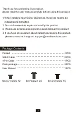 Предварительный просмотр 2 страницы MediaSonic HT31-304 User Manual