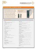 Preview for 1 page of Mediastar Evolution 784 Quick Start Manual