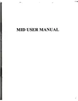 Предварительный просмотр 1 страницы MediaTab CVUZ-PC18 User Manual