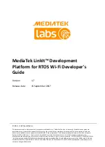 Preview for 1 page of Mediatek Labs LinkIt Developer'S Manual