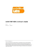 MEDIATEK LinkIt 7697 HDK User Manual preview