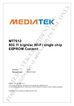 Preview for 1 page of MEDIATEK MT7612 Manual