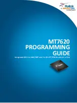 MEDIATEK Ralink MT7620 Programming Manual preview