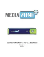 MEDIAZONE PRO Player Installation Manual preview