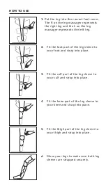 Preview for 4 page of Medic Therapeutics Full Leg Thermo Air Compressor Massager User Manual