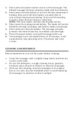 Preview for 6 page of Medic Therapeutics Full Leg Thermo Air Compressor Massager User Manual