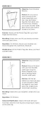 Preview for 6 page of Medic Therapeutics Pilates Yoga Exercise Bar User Manual