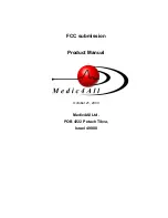 Предварительный просмотр 1 страницы Medic4All BP 100 Product Manual