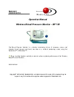 Предварительный просмотр 2 страницы Medic4All BP 100 Product Manual