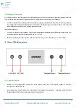 Предварительный просмотр 6 страницы Medical Freezer MPF 20L22 Operating Manual