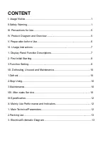 Preview for 2 page of Medical Freezer MPF1.8L 80 Operation Manual