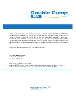 Предварительный просмотр 36 страницы Medical Vision Double Pump RF Operator'S Manual