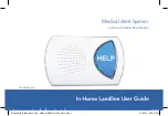 MedicalAlert In-Home Landline User Manual предпросмотр