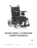 Medicare Technology ENIGMA ENERGI+ Owner'S Handbook Manual preview