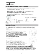 Preview for 42 page of Mediclinic E05 Installation And Operating Manual