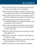 Preview for 7 page of Medicomp TelePatch Patient Manual