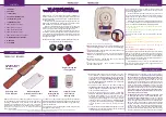 Preview for 2 page of MediCrystal CLASSIC AMETHYST BELTS User Manual