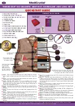 MediCrystal THERMOGEM BIO-MAGNETIC AMETHYST TOURMALINE JADE LONG VEST Quick Start Manual preview