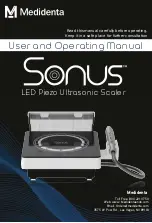 Medidenta Sonus User And Operating Manual предпросмотр