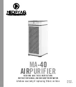 Preview for 1 page of Medify Air MA-40 Instruction Manual And  Warranty Information