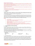 Preview for 9 page of Medin Miniflow REF 4000 Instructions For Use Manual