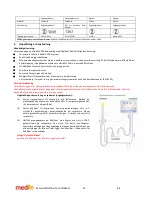 Предварительный просмотр 66 страницы Medin Miniflow REF 4000 Instructions For Use Manual