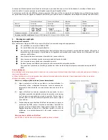 Предварительный просмотр 71 страницы Medin Miniflow REF 4000 Instructions For Use Manual