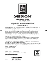 Предварительный просмотр 63 страницы Medion Akoya E4075 D Instruction Manual