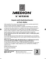 Preview for 9 page of Medion AKOYA E4214 User Manual