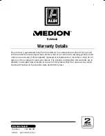 Preview for 2 page of Medion Akoya E7220 Instruction Manual