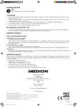 Preview for 2 page of Medion E89102 Quick Start Manual