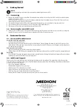 Предварительный просмотр 2 страницы Medion E89617 Quick Start Manual