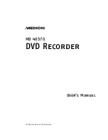 Preview for 1 page of Medion MD 40570 User Manual