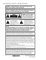 Предварительный просмотр 2 страницы Medion MD 40570 User Manual