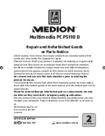 Preview for 47 page of Medion P5110 D User Manual