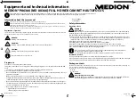 Preview for 1 page of Medion P86366 Technical Information