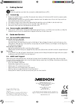 Preview for 2 page of Medion P89227 Quick Start Manual