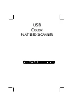 Medion USB Color Flat Bed Scanner Operating Instructions Manual preview