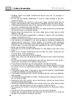 Предварительный просмотр 14 страницы Medisa HU 660 Instruction Manual