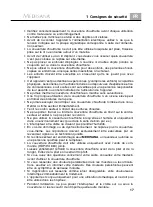 Предварительный просмотр 21 страницы Medisa HU 660 Instruction Manual