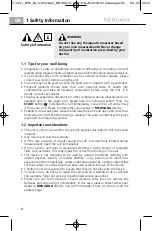 Предварительный просмотр 6 страницы Medisana 48681 Instruction Manual