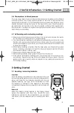 Предварительный просмотр 9 страницы Medisana 48681 Instruction Manual