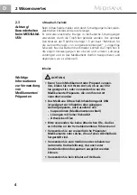 Preview for 8 page of Medisana 54002 Manual