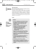 Предварительный просмотр 8 страницы Medisana 54105 Instruction Manual